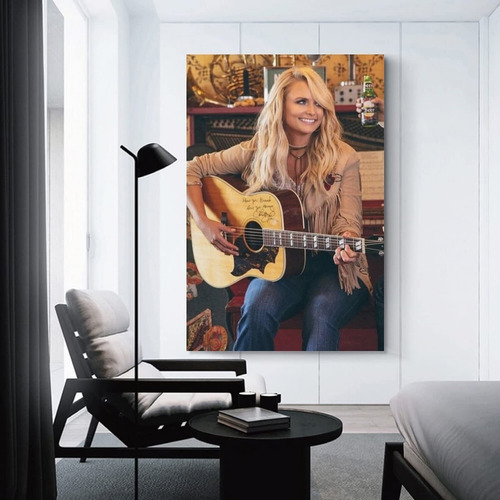 Zhangming Miranda Lambert Poster Country Music Canvas