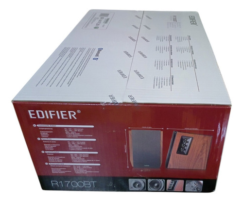 Bocina De Estudio Edifier R1700bt Color Café Chocolate (Usado)