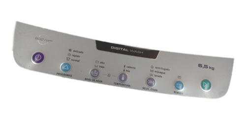 Imagen 1 de 1 de Membrana De Placa Lavarropas Electrolux Miriam Digital Wash