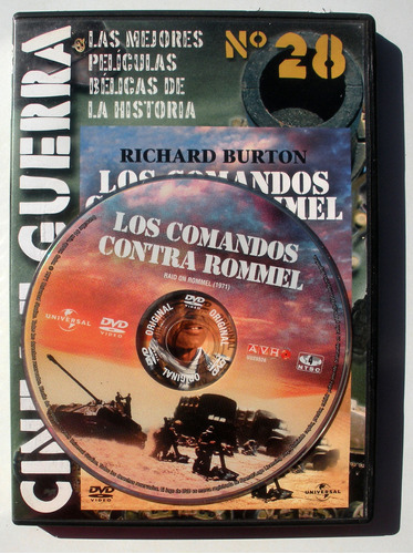 Dvd - Los Comandos Contra Rommel - Richard Burton 