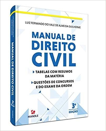 Livro Manual De Direito Civil, 3ª Edição 2020