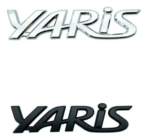 Logo Emblema Toyota Yaris 13,7x3,4 Cm