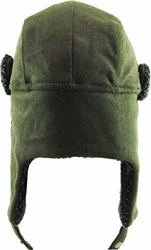 Gorro Con Orejeras Calido Para Invierno De Poliester