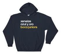 Comprar Buzo Canguro Boca Juniors Xeneize Azul Y Oro Boca Juniors