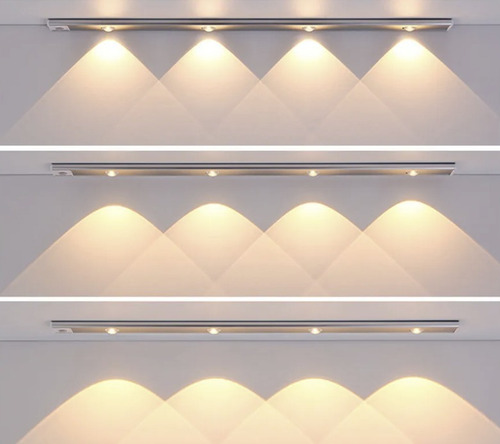 Luz Led Plegable 3 Tonos Escritorio Mesa Usb Cocina 30 Cm Estructura Plateado