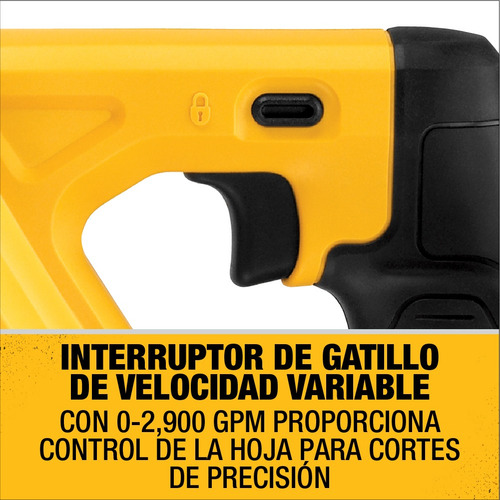 Sierra sable eléctrica inalámbrica DeWalt DCS387B 20V
