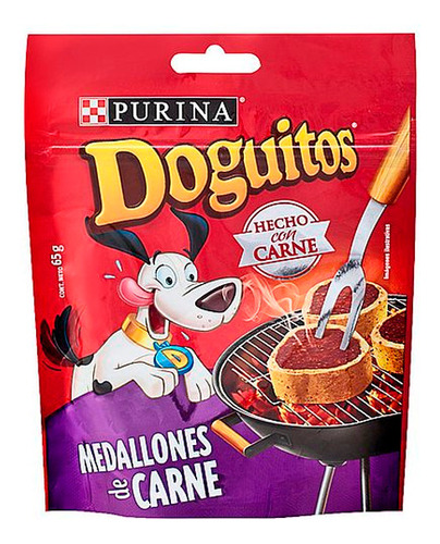 Doguitos Snack Medallones De Carne 65 Gr 