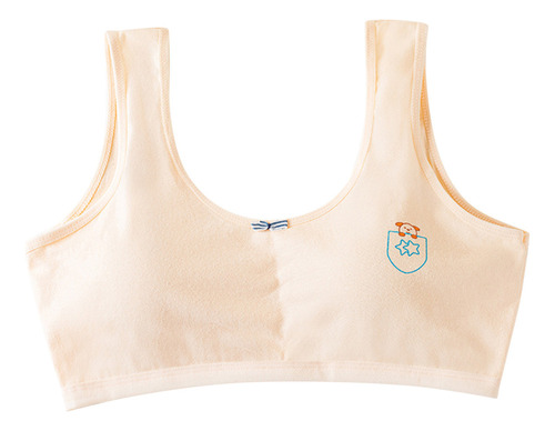 Chaleco De Espuma En U Bra Para Niñas, Ropa Interior Para Ni