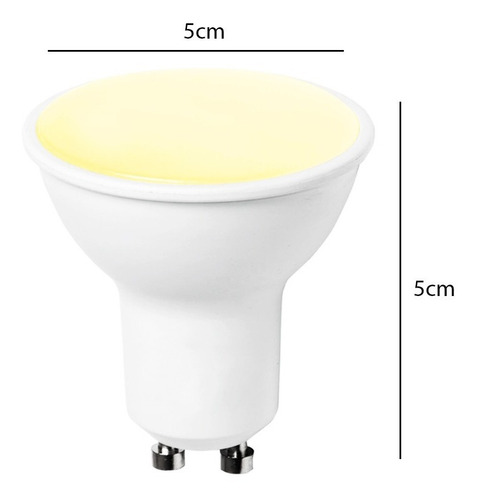 Imagen 5 de 10 de Bombillo Led 6w Gu10 Dicroico Spot Luz Fresca Neutra 4000k