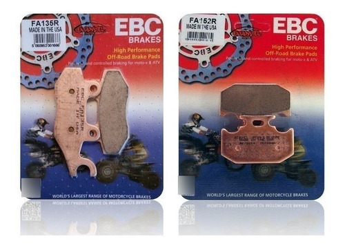 Pastillas Freno Ebc Brakes Yamaha Dt 200 Wr (3xp)