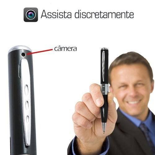 Micro Camera Espia Camuflada Caneta Spy De Filmagem 16gb