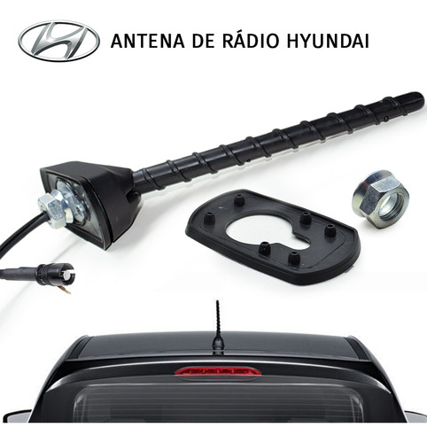 Antena Teto Hyundai Amplificada Antico Modelo Original