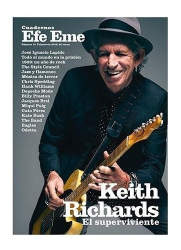 Keith Richards Libro Revista Marzo 2018 España Español Stock