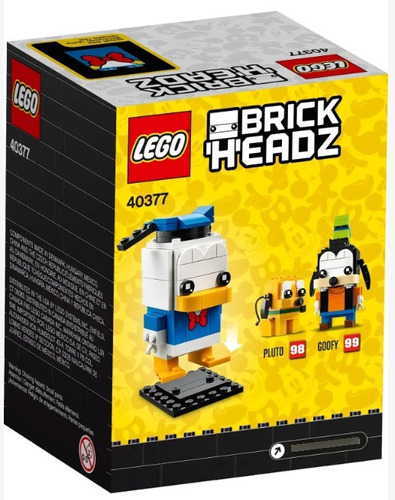 Lego Brick Headz Donald Duck Modelo 40377