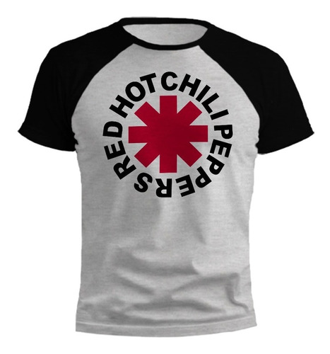 Remera Red Hot Chilipeppers Integrantes Gris Ranglan