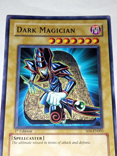 Dark Magician Yugioh Tcg #sd6-en003 1ra Ed Dark Magician Inglés (Usado)