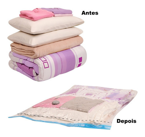 Bolsa Al Vacio Para Ropa Ordene Vac Bag 110x100cm Aspiradora