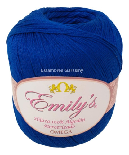 Hilaza Emily's Omega 100% Algodón Bola De 150g Color Rey