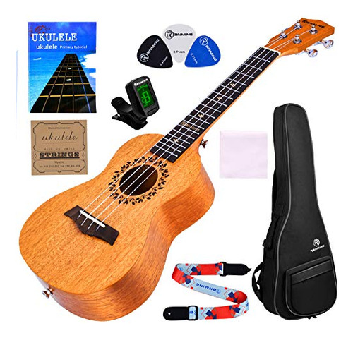 Kit De Ukelele Tenor De Caoba, Juego De Ukelele De 26 Pulgad