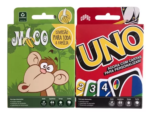 Kit Com Jogo Uno E Jogo Mico Original Copag