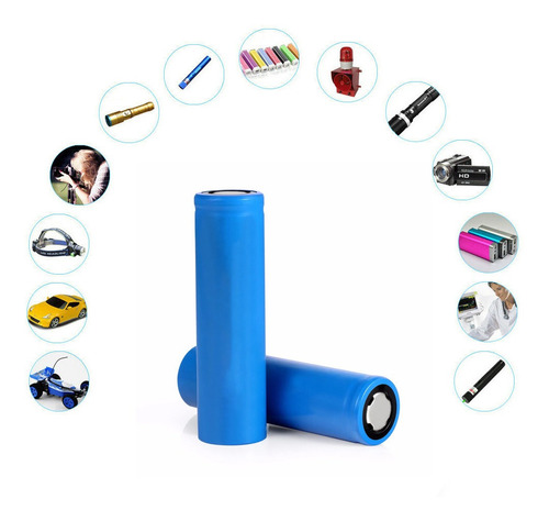 Bateria Pila Recargable 18650 Litio Ventilador Bocina Vaper