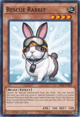 Yugioh! Rescue Rabbit - Sr04-en020