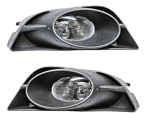 (2) Faros Niebla C/base C/foco C/parrilla Fit Honda 09-13