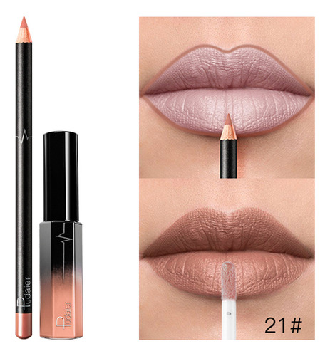 - Un Lápiz Labial De Larga Duración, Delineador De Labios