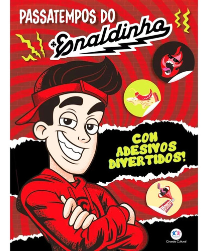 Livro De Adesivos - Passatempos Do Enaldinho Com Atividades, Desenhos Para Colorir, Adesivos Divertidos - Ciranda Cultural