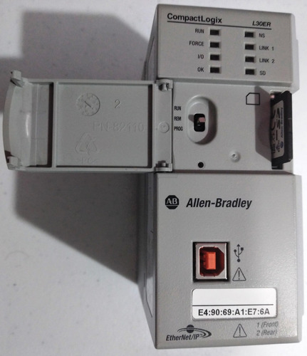 Plc Compactlogix 1769-l30er Seminuevo Allen Bradley (Usado)
