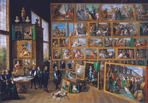 Rompecabezas La Galeria Del Archiduque 2000 Pz Clementoni Italia Teniers Arte Clasico Museum Collection
