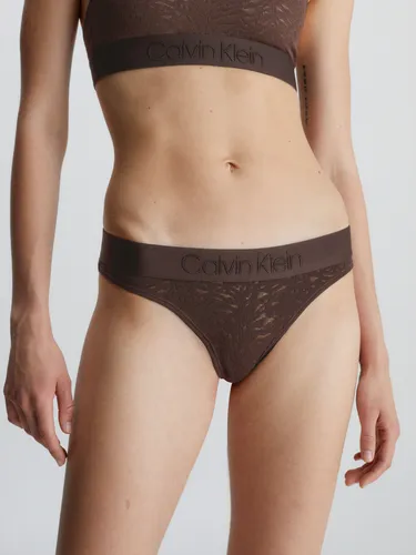 Pantie Tipo Tanga Con Encaje Tonal - Intrinsic Calvin Klein