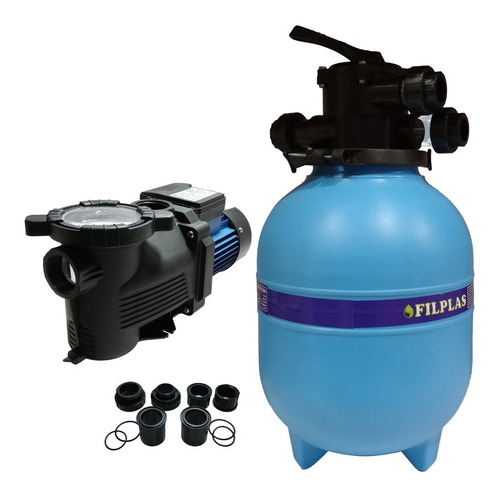 Imagen 1 de 7 de Filtro Combo Para Piscina Pileta 50.000 Lts + Bomba 3/4 Hp