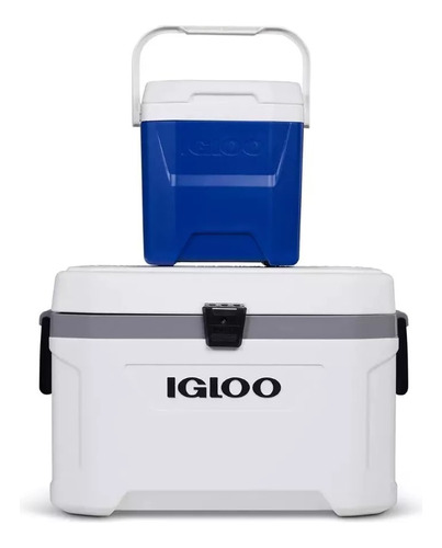 Hielera Igloo Marine Laguna De 52 L + Hielera 11 L De Regalo