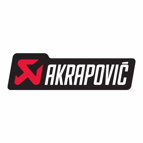 Imagen 1 de 2 de Sticker Akrapovic Plotter 801603 Original Alta Calidad