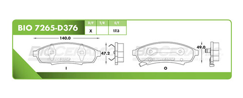 Balata Disco Delantera Pontiac Grand Prix 1989-1996 3.1