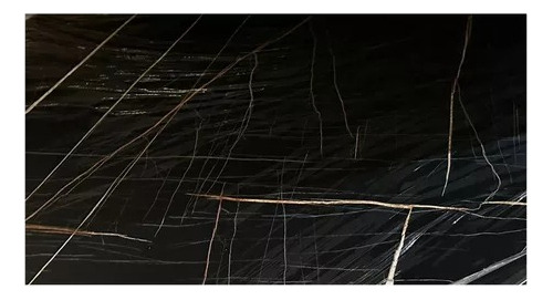 Revestimiento Panel Mármol Sintetico Negro 2.44 X 1.22 Mts