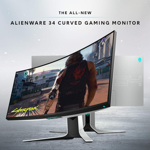 Alienware 34  Curvo Aw3420dw 3440x1440 Nanoips 1ms 120hz Fx