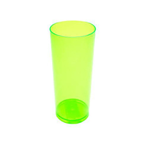 Kit 20 Copos Long Drink Acrílico Verde Neon 330 Ml