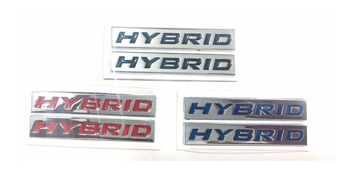 2 Emblemas Laterales Hybrid 5.9cm