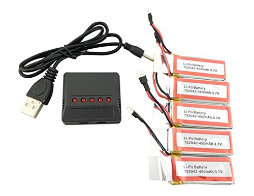 Batería Y Cargador Para Drone Udi U27 U941 U841 U843 U842