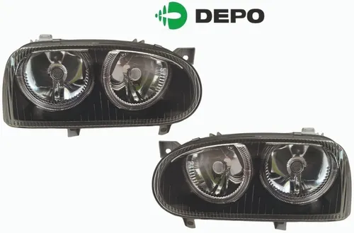 Faros Wolkswagen Golf Iii 92-97 (par) Marca Depo