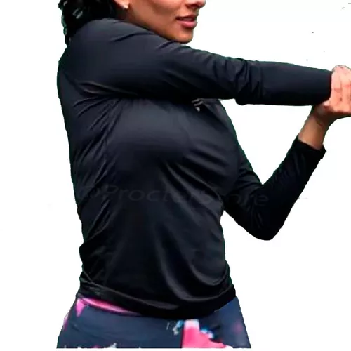 Buzo Fit Deportivo Dama Protección Solar Lycra Compresion