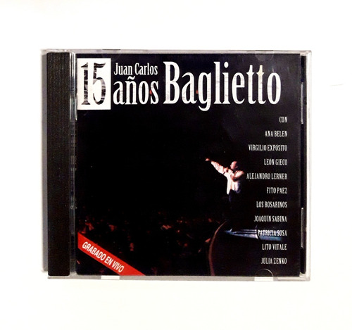 Cd Baglietto En Vivo 15 Años  Oka (Reacondicionado)