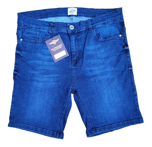 Bermuda Jean Hombre Elastizada No Name Blue Fifty