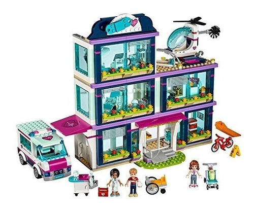 Lego Amigos Del Hospital Heartlake Kit 41318 Edificio (871 P