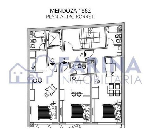 Imagen 7 de 18 de Monoambientes Celenia 6 - Centro