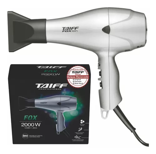 Secador Profissional para Cabeleireiro Fox 2000w - 127v Taiff