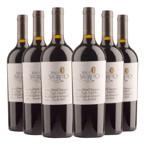 6 Vinos Valle Secreto First Edition, Cabernet Sauvignon