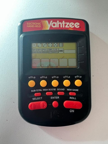  Handheld Yahtzee Electronic Game Vintage Poker